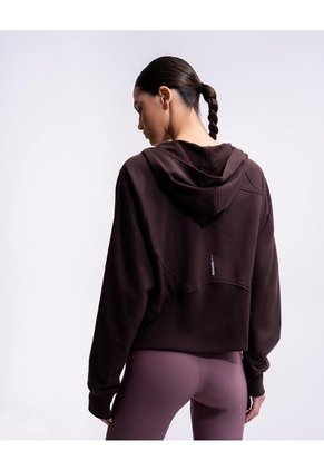 Buzo Deportivo Regular Vinotinto Mujer Rojo