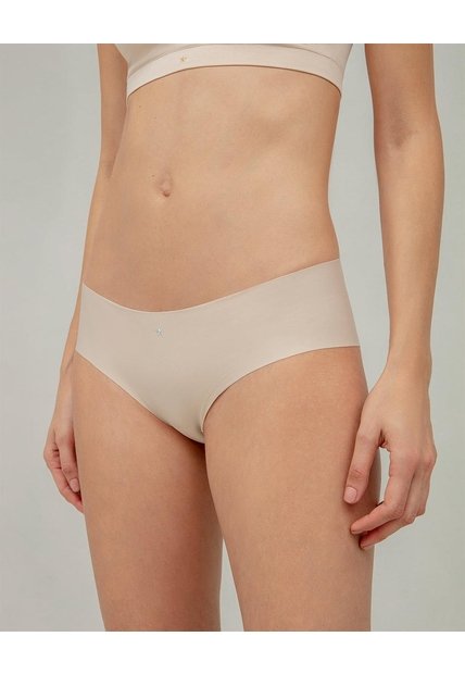 Panty Cachetero Microfibra Invisible Piel Beige