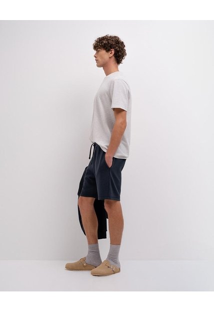 Bermuda Confort Regular Azul Hombre Azul