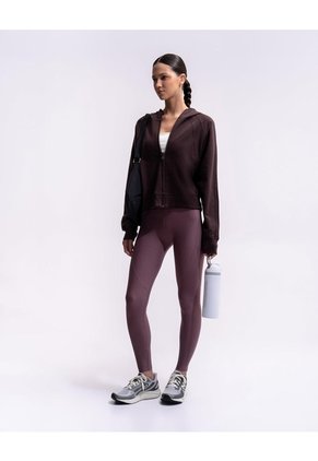 Buzo Deportivo Regular Vinotinto Mujer Rojo