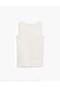 Camiseta Cuello Bandeja Crema Mujer Beige de PUNTO BLANCO