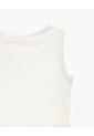 Camiseta Cuello Bandeja Crema Mujer Beige de PUNTO BLANCO