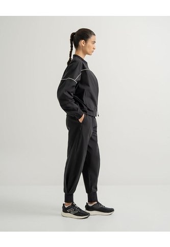 Jogger Tiro Alto Oversize Negro Mujer Negro PUNTO BLANCO