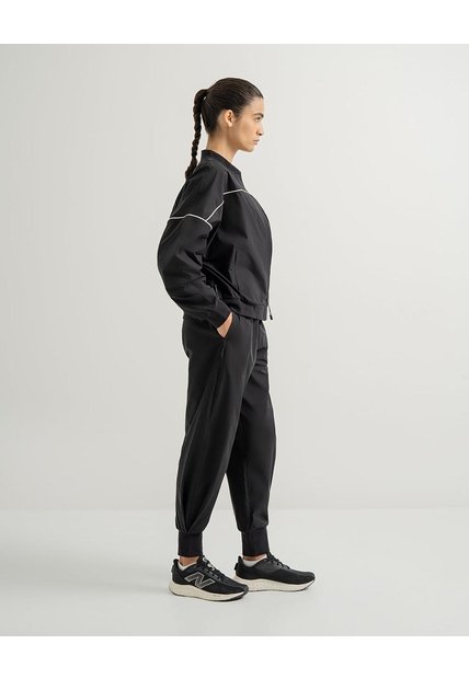 Jogger Tiro Alto Oversize Negro Mujer Negro