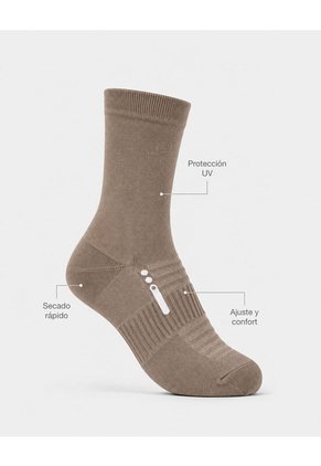Medias Deportivas Unisex Largas Ciclismo Café Cafe