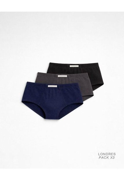 Bóxer Brief Algodón Panel Anatómico X3unds Surtido Multicolor