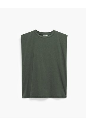Camiseta Oversize Verde Mujer Verde