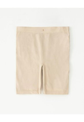 Panty Ciclista Seamless Control Medio Habano Beige
