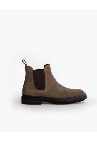 Botas Cuero Gamuza Café Hombre Cafe PUNTO BLANCO