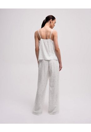 Blusa + Pantalón De Pijama Surtido Mujer Blanco