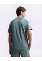 Camiseta Control Humedad Verde Hombre Gris de PUNTO BLANCO