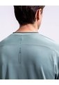 Camiseta Control Humedad Verde Hombre Gris de PUNTO BLANCO