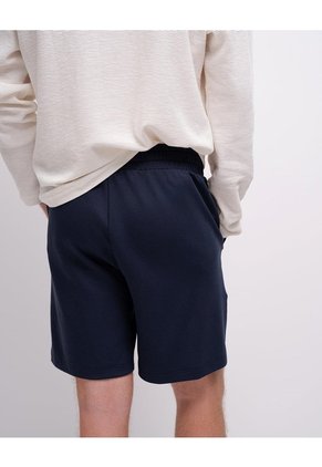 Bermuda Confort Regular Azul Hombre Azul