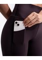 Biker Deportivo Tiro Alto Control Abdomen Vinotinto Rojo de PUNTO BLANCO