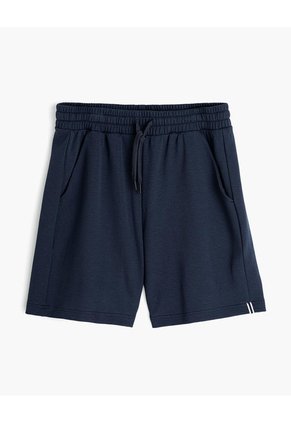 Bermuda Confort Regular Azul Hombre Azul