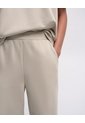 Pantalón Confort Tiro Medio Arena Mujer Beige de PUNTO BLANCO