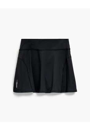 Falda De Tenis Ciclista Interno Negra Mujer Negro