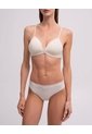 Panty Bikini En Punto Tiro Medio Vainilla Beige de PUNTO BLANCO