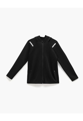 Chaqueta Regular Negra Hombre Negro