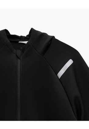 Chaqueta Regular Negra Hombre Negro
