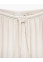 Pantalón De Pijama Tiro Alto Avena Mujer Beige de PUNTO BLANCO