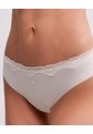Panty Bikini En Punto Tiro Medio Vainilla Beige de PUNTO BLANCO