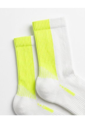 Medias Deportivas Largas Unisex Blancas