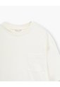 Camiseta Confort Regular Algodón Blanca Hombre Beige de PUNTO BLANCO