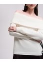 Buzo Slim Tejido De Punto Off Shoulder Avena Mujer Beige de PUNTO BLANCO