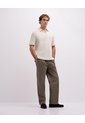 Polo Regular Tejida Avena Hombre Beige de PUNTO BLANCO
