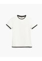 Camiseta Slim Tejido De Punto Crema Mujer Beige de PUNTO BLANCO