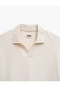 Polo Regular Tejida Avena Hombre Beige de PUNTO BLANCO