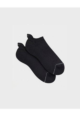 Media Deportiva Unisex Tobillera Corta Negras PUNTO BLANCO