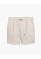 Bermuda Regular Lino Kaki Hombre Beige de PUNTO BLANCO