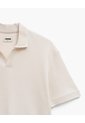 Polo Regular Tejida Avena Hombre Beige de PUNTO BLANCO