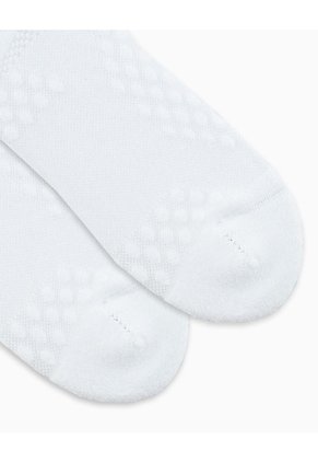 Medias Deportivas Unisex Largas Blancas Blanco