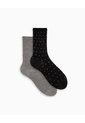 Medias Mujer Largas Pack X2 Surtido Multicolor de PUNTO BLANCO