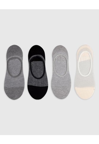 Medias Mujer Baleta Algodón Pack X4 Surtido PUNTO BLANCO