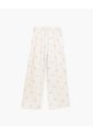 Pantalón De Pijama Tiro Medio Estampado Beige de PUNTO BLANCO