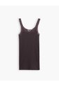 Camiseta Esqueleto Regular Rib Vinotinto Mujer Rojo de PUNTO BLANCO