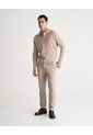 Pantalón Chino Regular Algodón Caqui Hombre Beige de PUNTO BLANCO