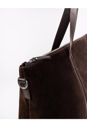 Bolso Tipo Maletín Cuero Café