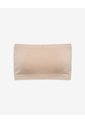 Top Strapless Soporte Ligero Seamless Habano Beige de PUNTO BLANCO