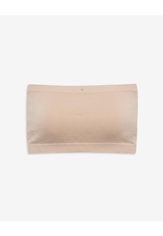 Top Strapless Soporte Ligero Seamless Habano Beige PUNTO BLANCO