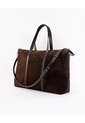 Bolso Tipo Maletín Cuero Café de PUNTO BLANCO
