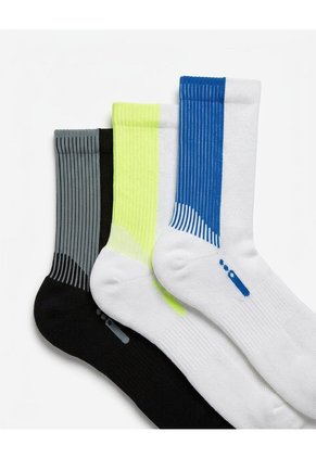 Medias Deportivas Unisex Largas Pack X3 Surtido Multicolor