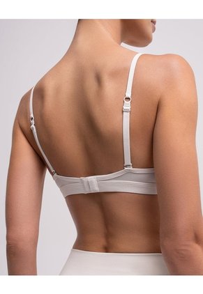 Brasier Soporte Medio Microfibra Sin Arco Vainilla Beige