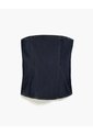Camisa Strapless Denim Oscuro Mujer Azul de PUNTO BLANCO