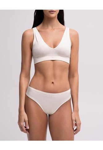 Panty Brasilero En Seamless Tiro Medio Vainilla Beige PUNTO BLANCO