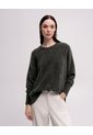 Buzo Tejido Verde Mujer Verde de PUNTO BLANCO